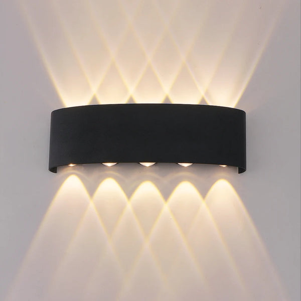 Vytra Beam Wall Sconce up and down light effect
